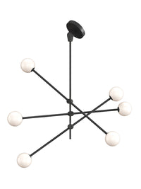 multi lights sputnik chandelier in industrial style