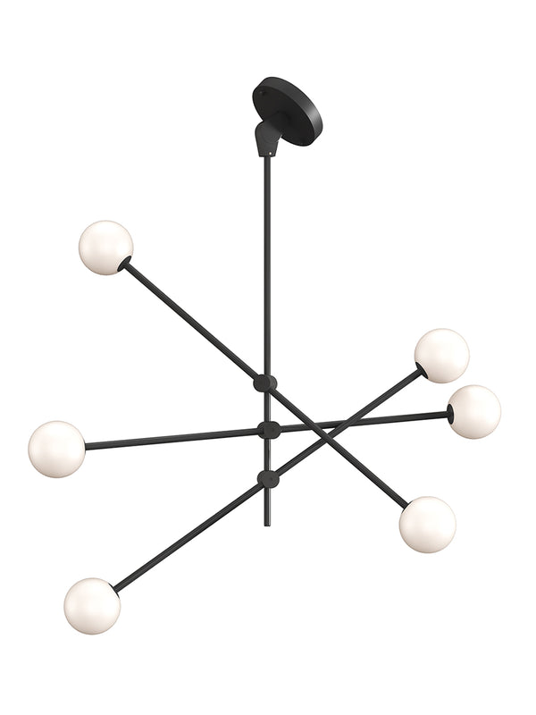 multi lights sputnik chandelier in industrial style