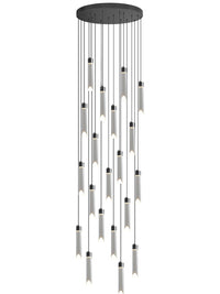 multi-light cylinder cylinder pendant light