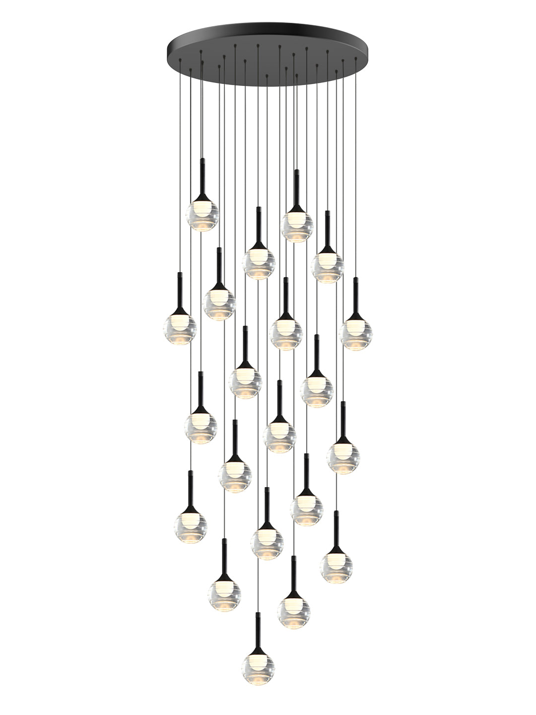 glass globe pendant light