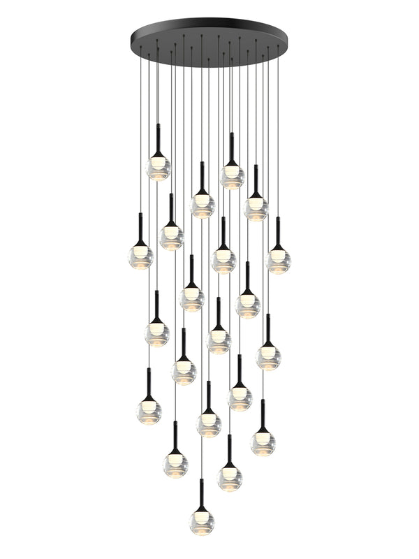 glass globe pendant light