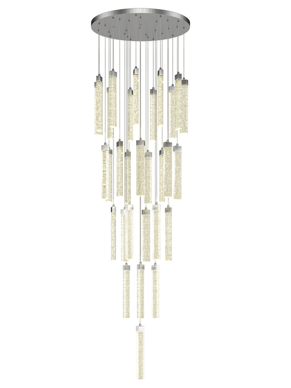 Rectangle Sparkling Bubble Pendant Light