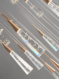 clear raindrop crystal lampshades
