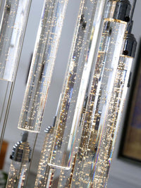 crystal bubble cylinder lampshades