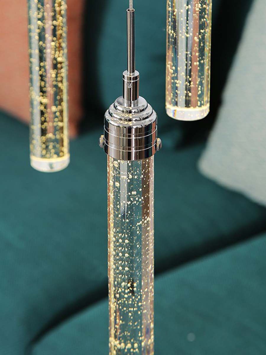 shining crystal bubble cylinder lampshades