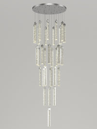 shining bubble crystal pendant light