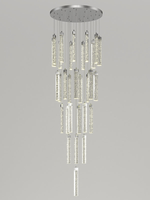 shining bubble crystal pendant light
