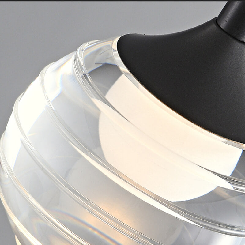 single glass globe pendant light