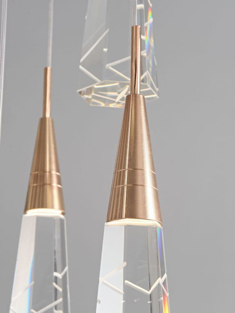 clear raindrop crystal lampshades
